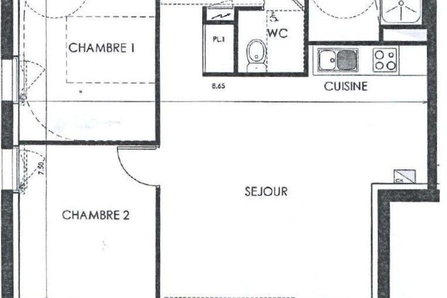 Vente appartement, 61 m² à SAINT-MALO (réf. 009/595) - Photo 2